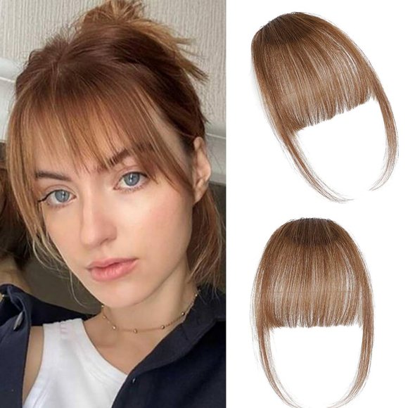 Hair Clip In Bangs Hair Extensions Fringe Bangs Strawberry Blonde Poshmark